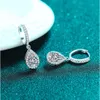 Boucles d'oreilles goutte d'eau pour femmes, en argent Sterling 925, diamant Moissanite, Vvs, vente en gros, offre spéciale