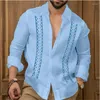 Camicie casual da uomo 2023 Camicia estiva Stampa digitale 3D Vacanza al mare Moda giovane