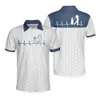 Camisetas para hombres Ropa para correr Polo impreso de moda para hombres Al aire libre Manga corta Golf Jersey F4 Racing Camisa casual transpirable rápida J8io