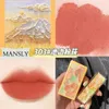 Lipstick Oil Painting Flowers Velvet Air Matte Satin Lightweight Lip Makeup Longwearing Color Hydrating Silk Cream 231207