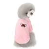 Dog Apparel Dog Clothes Autumn And Winter Personality Clothing Cat Small Dog Clothes Two Legs Sweater Warm Design Shape Pattern Beautifu 231206