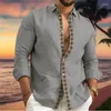 Camicie casual da uomo 2023 Camicia estiva Stampa digitale 3D Vacanza al mare Moda giovane