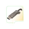 محركات أقراص أخرى سعة حقيقية 16GB128GB USB 20 Metal Sword Model Memory Storage Thumb Pen Drive7619699 Drop Delivery Dhosq