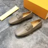 39model 2024 Italiaanse Mode Casual Schoenen Mannen Designer Slip Op Bootschoenen Luxe Merk Mannen Penny Loafers Lederen Mocassins Maat 38-46