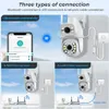 8MP PTZ IP Camera Dual Screen Night Vision Auto Tracking CCTV Wifi Surveillance Cameras Outdoor Security Protection iCSee