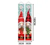 Candle Holders Christmas Couplet Garden Flag Christmas Party Decoration Background Fabric Door Couplet Door Hanger 231207