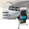 망원경 쌍안경 10300x40 줌 휴대용 휴대용 강력한 삼각대 및 휴대폰 브래킷 캠핑 이동 원격 단안 231206