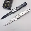TAC-FORCE Spring Assisted TF-438P Simulated Mother Of Pearl Overlay Handle Stiletto Tactical EDC Floding Pocket Knife