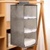 Storage Boxes Wardrobe Hanging Bag Foldable Rack Clothes Organizer Drawer Hanger