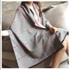 Scarves Tartan Plaid Scottish Check Scarf For Women Fall Winter Shawls Wrap Christmas Year Long Large With Tassel