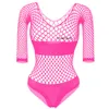 Roupa interior masculina de comércio exterior bonito lingerie sexy masculino fishnet bodysuit manga longa pijamas homem exótico