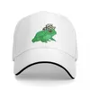 Top kapakları kovboy şapkalı sevimli kurbağa - kawaii cottagecore estetik kurbağa batı rodeo kontral sevgilisi kurbağa gençlik geçmiş beyzbol şapkası