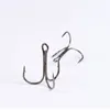 Fishing Hooks 100PCS Replaceable Fish Hooks High Carbon Steel Treble Hooks Fishing Tackle Fishing Accessories 10# 12# Optional 231207