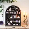 Présentoir de pratique des ongles, étagère de lune, vitrine en cristal, présentoir mural en cristal, vernis à ongles, huile essentielle, étagère de rangement, armoire en cristal déco 231207