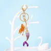 Keychains Fashion Mermaid Creative Key Chains For Women Bag Charm Pendant Car Ring Accessories Cute Keyrings Wholesale