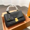 2024 Bolsas de noite Bolsas de designer de luxo Bolsa de ombro de letra Bolsa estampada Bolsa Clash Color estéreo Saco ombros Mulheres casuais dual formal