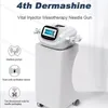 Spa Salon Use Desktop RF Fractional Microneedle Mesotherapy Skin Elasticity Enhance Deep Hydrating Eye Bag Wrinkle Remover Cold Hammer Bactericidal Machine