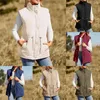 Kvinnors västar Comfy Fashion Jacka Coat quiltad Vest Waistcoat Midja Tops Winter Women Zip Up Brand Lady Gilet Holiday