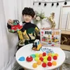Pucharki naczynia naczynia szalone edukacyjne zabawki edukacyjne Odpowiedź na interaktywne gry garnitur wczesne rodzica dziecięce dopasowanie zabawki 231207
