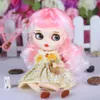 Soldat Icy DBS Blyth Doll BJD Joint Body Cute Rabbit Teeth Feature Mixed Color Hair 1 6 Toy 30cm Girt Anime SD 231207