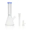 8-Zoll-bunte Glasbecher-Bong, 14 mm klare Becherglas-Bong, Shisha-Wasserpfeifen-Bong mit Downstem