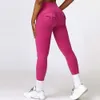 Lu Lu Pant Yoga Outfit Leggings Calças femininas com bolso Legging Push Up Fitness Vermelho Roxo Meias Leggins Mulheres Ginásio Esporte Align Lemonswear Café Preto