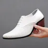 Dress Shoes WEH Men White Formal High Heels Oxfords Soft Mocassin Height Increase Driving Boat Homme Chaussure 231206