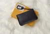 With box M62650 Key Pouch Leather Bag Holders Purse CLES Designer Fashion Women Men Key Ring Credit Card Holder Coin Purses Mini Wallet Black Hardware Logo