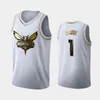 Charlotte''Hornets''Men Cody Zeller Marvin Williams Cody Martin P.J. Washington''White Custom Golden Edition Jersey