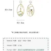 Висячие серьги в китайском стиле Misty Rain Jiangnan Асимметричные женские ретро длинные круглые модные украшения в подарок