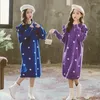 Robes de fille YourSeason 4Y à 14Y enfants robe en tricot automne printemps 2023 vêtements décontractés coréens adolescentes filles mignonnes à pois droite