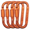 Carabiners 4 PC Tırmanma karabiner alüminyum snap kanca karabiner d-ring anahtar zinciri klips anahtar zincir yürüyüş kampı açık tırmanma ekipmanı 231206