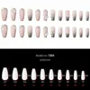 False Nails 24Pcs Press on Nails Long with Designs Pink Rhinestones False Fake Nails Press On Coffin Artificial Nails for Women Stick on 231207