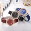 Wristwatches Magnet Buckle Women's Fashionable Watch With Diamond Inlay