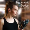 Écouteurs véritablement sans fil - Fonctionnement, appairage automatique mise à jour 5.1, contrôle tactile, son stéréo HiFi, écouteurs intra-auriculaires, appel binaural, micro intégré, étui de chargement, sport noir