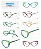 Óculos de sol quadros nicho retro gato-olho moda óculos quadro homens e mulheres rosto redondo personalidade designer literário prescrição óptica glas