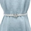 Belts Pearl Bead Belt For Butterfly Wedding Dress Decorative Women Dresses Retro Waist Bridesmaids