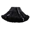 Skirts 4 Colors Women Lolita Cosplay Petticoat A-line Puffy Tutu Skirt Layered Ballet Pettiskirts Big Bowknot Underskirt 231207