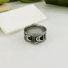 Stilista Anelli in argento sterling gioielli donna uomo Coppia amante Anello nuziale anello promessa anelli di fidanzamento G231276BF