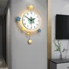 Relógios de parede Crianças Quarto Kawaii Luz Bonito Silencioso Casa Elegante Gigante Grande Salão Incomum Orologio Da Parete Móveis