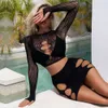 Seksowne kobiety Body Body Fishnet Bodysuit Transparent Mesh Spódnica Babydoll Nightgown Erotyczna bieliźnie porno kostiumy