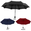 Paraplu's Volautomatische opvouwbare paraplu Winddicht 8 ribben Opvouwbaar Klein Draagbaar voor autorugzak