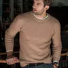 Suéteres masculinos Pull en tricot a col rond pour hommes pull decontracte coupe couvertes zonas de conforto S-3XL moi automne hiver nouveau 231205