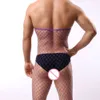 Tuta da uomo senza cavallo per intimo maschile Lingerie sexy gay Biancheria da notte per adulti Tuta esotica calda Abbigliamento netto Dropshipping