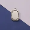 Charms Fnixtar 10 stuks vierkante spiegelglans roestvrijstalen bedel hanger accessoires doe-het-zelf ketting sleutelhanger voor cadeau-sieraden maken 231206