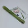 Certifierad naturlig XIU Jade/Serpentine Carved Dragon Cigaretthållare L 130mm