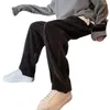 Men's Pants Men Trousers Loose Keep Warm Male Relaxed Fit Mid Waist