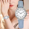 Montres-bracelets Japon Mouvement Femmes Quartz Fine Montre 2023 Mode Facile à lire Chiffres arabes Simple-Dial Femmes Montres Montre Femme