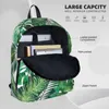 Plecak Monstera Banana Palm Leaf Boys Dziewczęta BookBag dla dzieci szkolna torba kreskówka dla dzieci plecak laptopa ramię