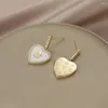 Boucles d'oreilles pendantes ANSLOW haute qualité mode mignon coréen Zircon amour ami coeur charmes goutte boucle d'oreille INS femmes saint valentin cadeau d'anniversaire